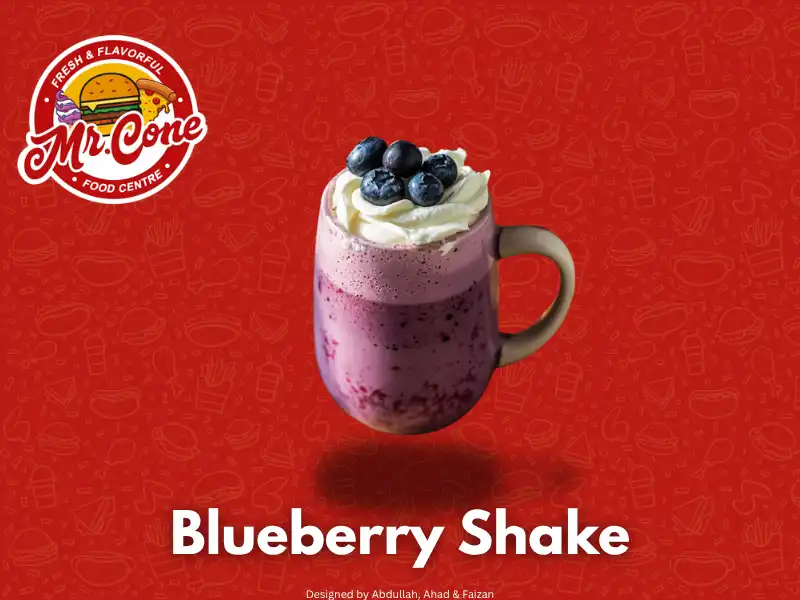 Blueberry Shake at Mr Cone