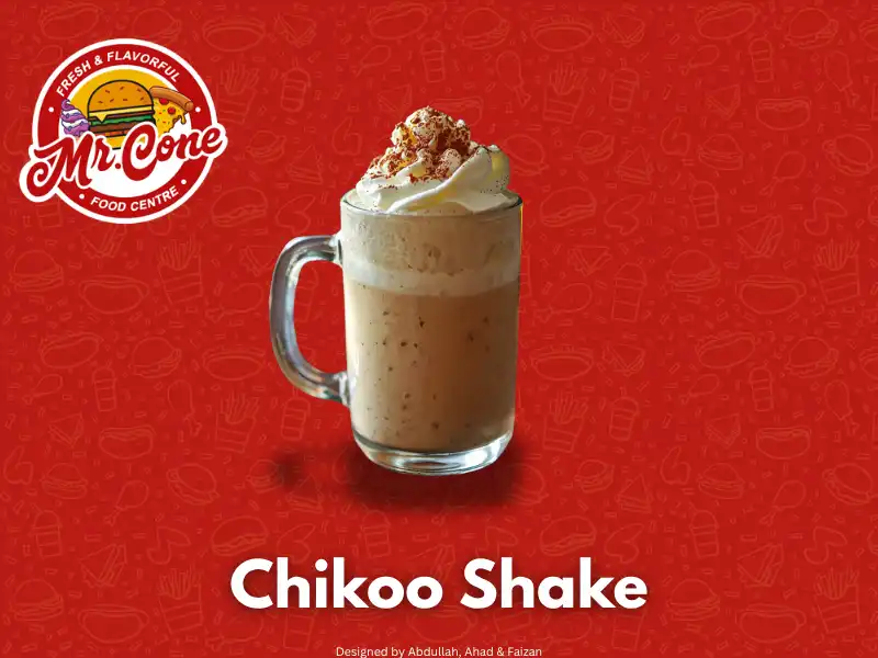 Chikoo Shake at Mr Cone