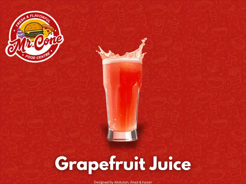 Grapefruit Juice at Mr Cone