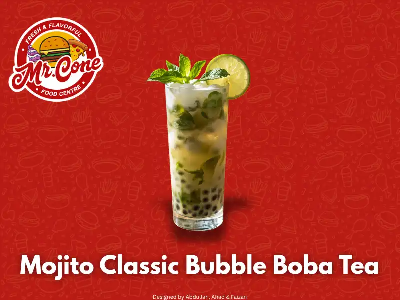 Mojito Classic Bubble Boba Tea at Mr Cone
