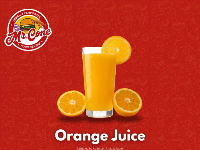 Orange Juice at Mr Cone