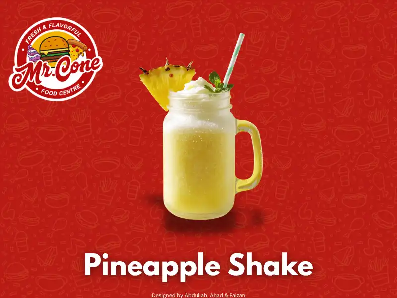 Pineapple Shake at Mr Cone Pineapple Shake at Mr Cone