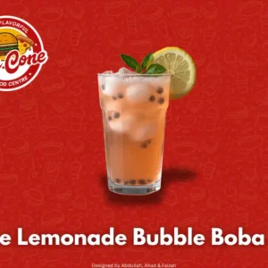 Rose Lemonade Bubble Boba Tea at Mr Cone