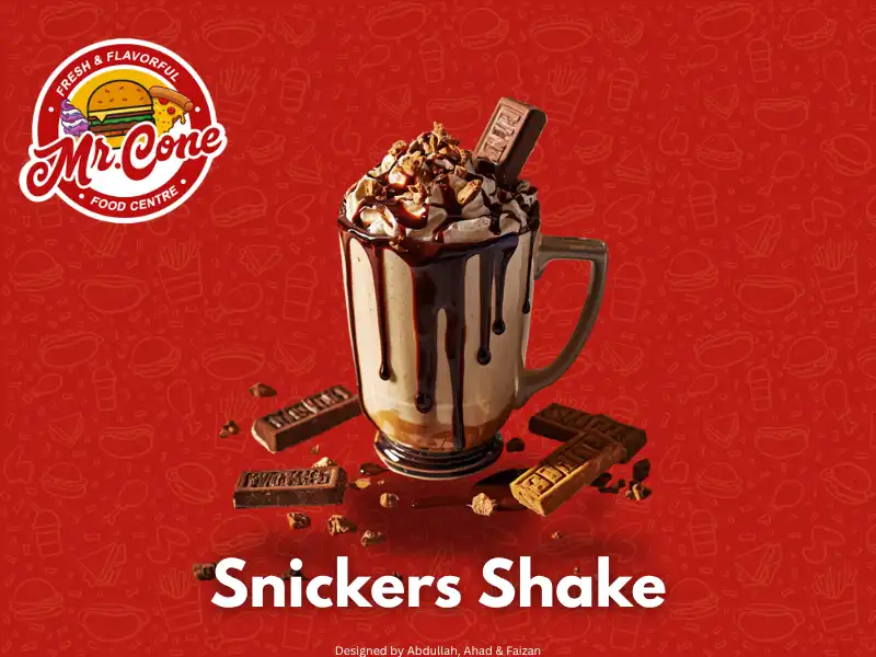 Snickers Shake at Mr Cone