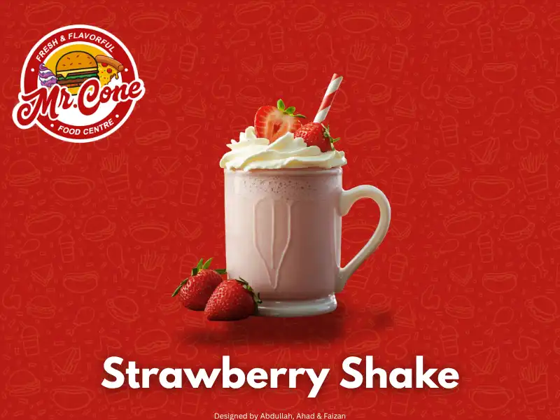 Strawberry Shake at Mr Cone