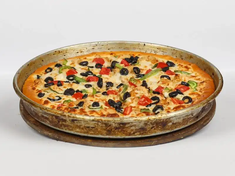 Balochi Feast special pizza pan, regular, large and extra-large sizes at Mr Cone