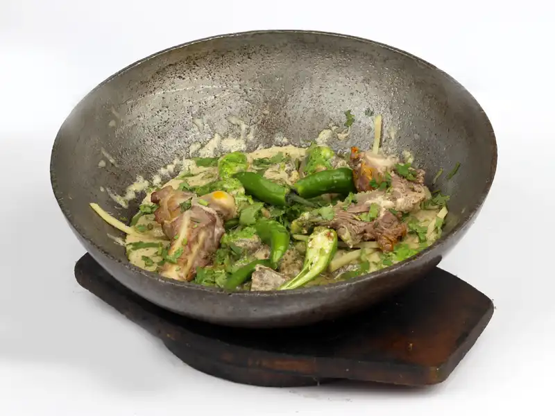 Beef Karahi Green