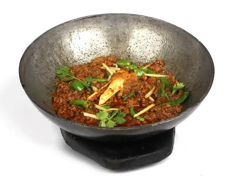 Beef Keema Shinwari Karahi half kg or one kg portion at Mr Cone