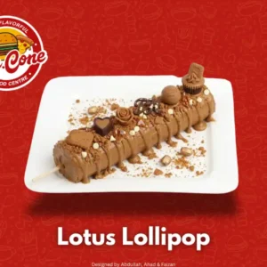 Lotus Lollipop dessert at Mr Cone