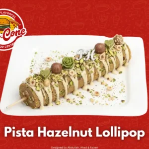 Pista Hazelnut Lollipop dessert at Mr Cone