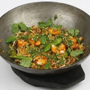 Prawn Green Karahi