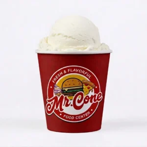 Royal Kulfa gelato ice cream single or double scoop at Mr Cone