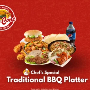 Traditional BBQ Platter at Mr Cone