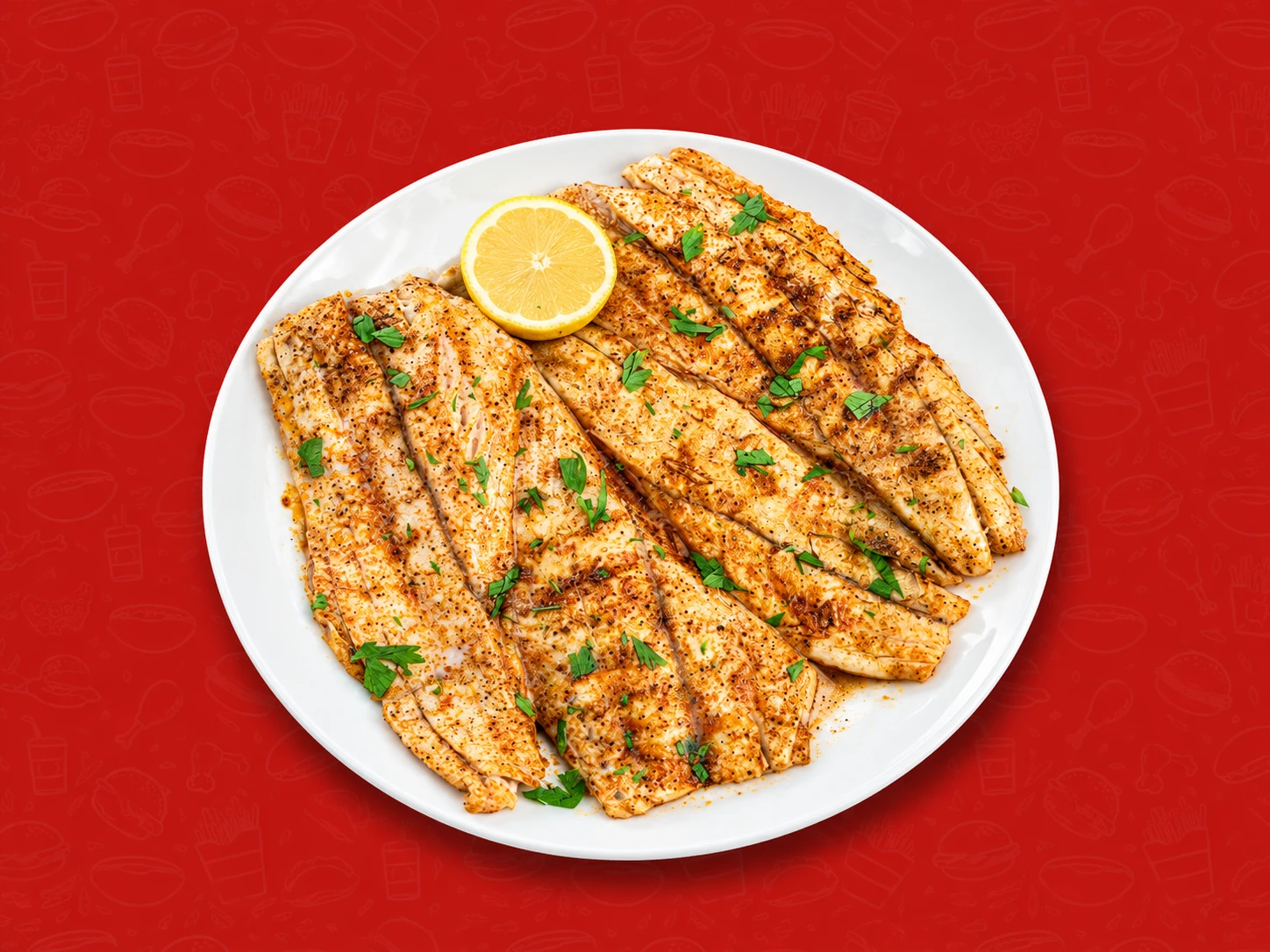 Grill Fish with Skewer Fish